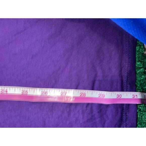 Vintage Sherry's Best Hummingbird Floral Shirt Flower Graphic Purple Tee VTG L - Picture 8 of 8